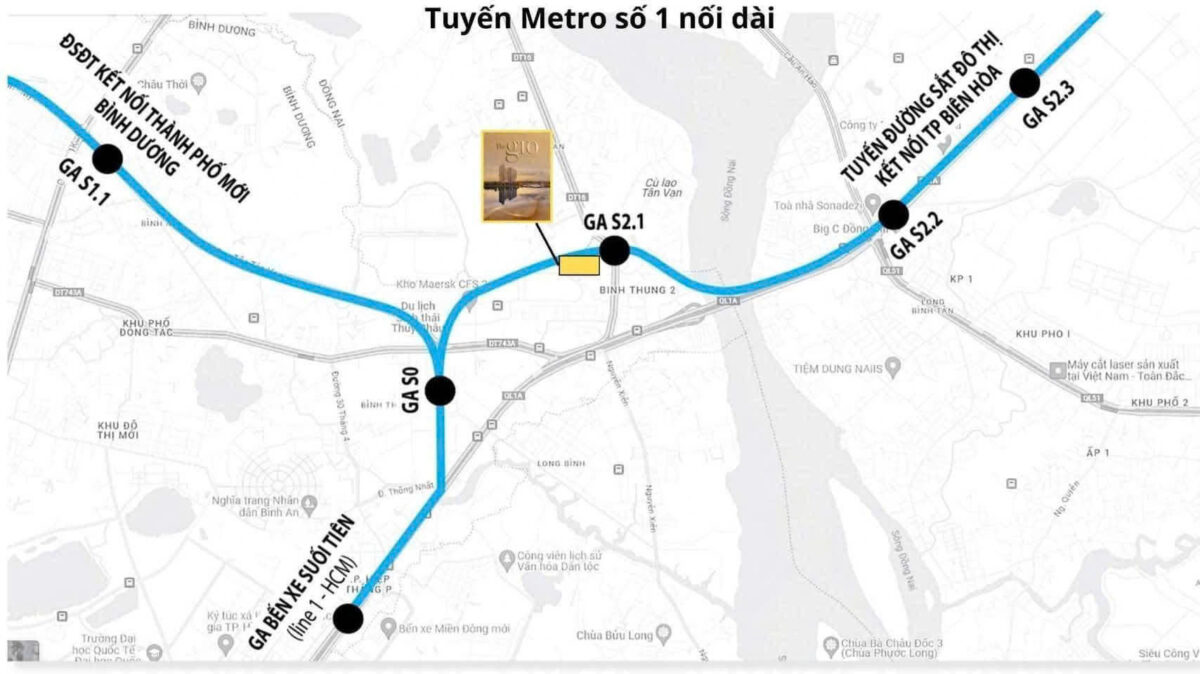TUYẾN METRO SỐ 1 CỦA TPHCM