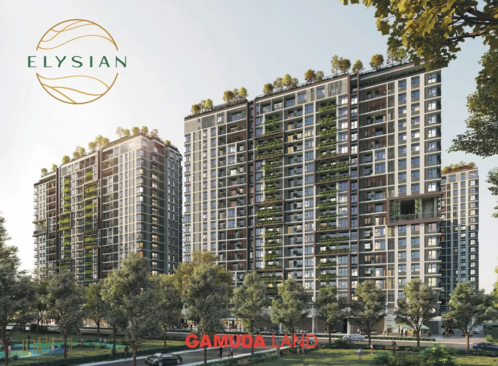 Phối cảnh tổng thể dự án Elysian Lò Lu Thủ Đức Gamuda Land